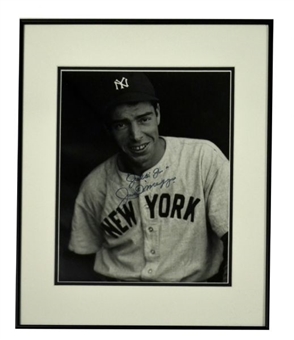 Rare Joe DiMaggio Signed 11” x 14” Photo with “Joltin’ Joe” Inscription   